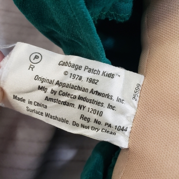 Cabbage Patch Kids Doll Head Mold 16 Blonde Hair Blue Eyes READ 16 Inch 1983 - Picture 13 of 16